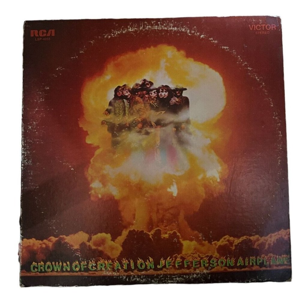 JEFFERSON AIRPLANE Crown of Creation 1968 Vinyl Record Album LSP-4058
